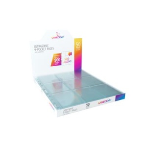 Gamegenic: Ultrasonic 9-Pocket Sideloading Pages (50 Page Display)
