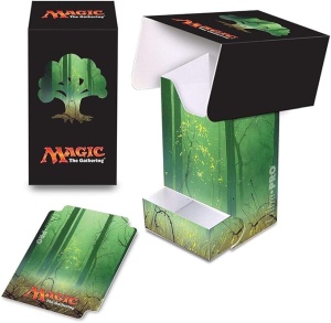 Ultra PRO: Magic the Gathering - Mana 5 Full-View Deck Box with Dice Tray - Forest
