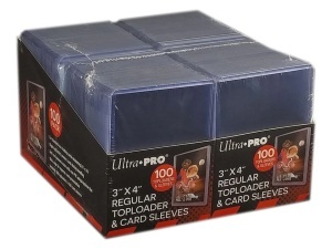 Ultra PRO: Regular Toploaders and Card Sleeves: 3" X 4" (200 retail pack)