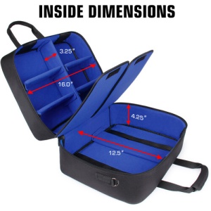 USA GEAR: S23 Adjustable Case - Compatible with Playstation 5 (Blue) - Img 3