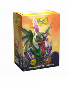 Dragon Shield: Standard Size Brushed Art Sleeves - Easter Dragon 2022