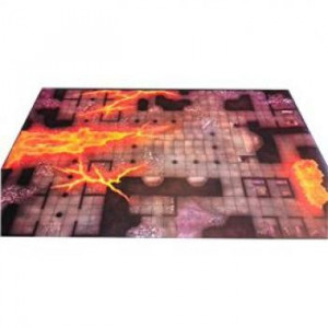 Dungeons & Dragons Game Mat Temple of Fire Map