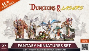 Dungeons & Lasers: Fantasy Miniature Pack
