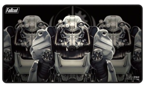 Fallout: Brotherhood of Steel Black-Stitched Playmat