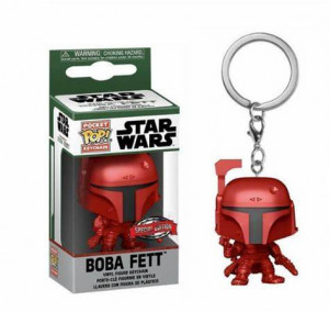 Funko POP! Keychain: Star Wars - Red Boba Fett