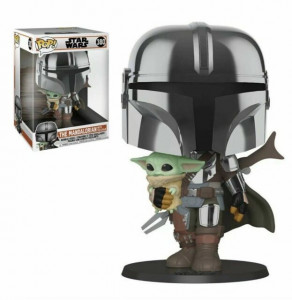 Funko Pop The Mandalorian with The Child Super Sized