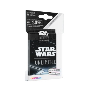 Gamegenic - Star Wars: Unlimited Art Sleeves - Card Back Black