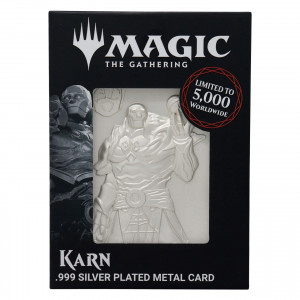 Magic The Gathering: Karn .999 Silver Plated Card