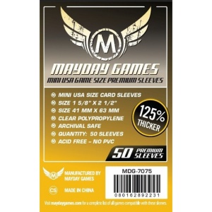 Mayday Games Boardgame Sleeves: Mini (41x63mm)