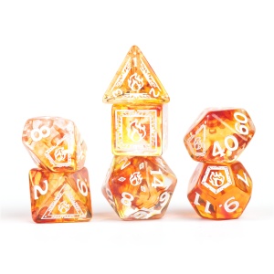 Sirius Dice x Dungeons & Dragons: Adventure Dice - Sorcerer (Orange) - Img 2