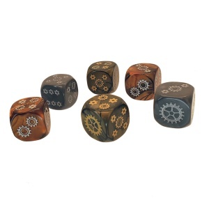 Steampunk D6 Dice Set