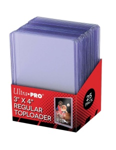 Ultra PRO: Regular Toploaders: 3" X 4" (25 pack) -35pt