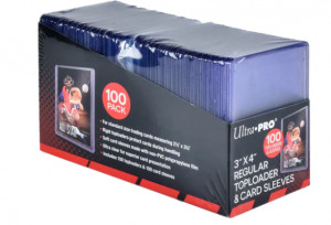Ultra PRO: Regular Toploaders and Card Sleeves: 3" X 4" (100 pack)