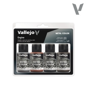 Vallejo: Metal Color Set - Engine