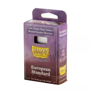 Dragon Shield: Clear BoardGame Sleeves - European Standard (59x92mm)