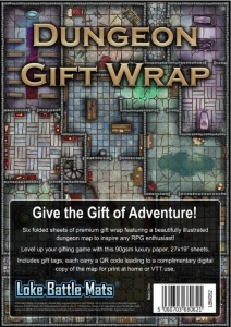 Dungeon Gift Wrap (6-Sheet Pack with Tags)