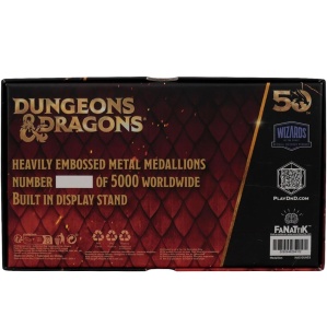 Dungeons & Dragons 50th Anniversary Beholder Twin Medallion Set Back