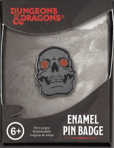 Dungeons & Dragons: Enamel Pin - Skull Badge