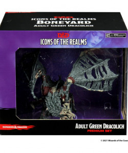 Dungeons & Dragons - Icons of the Realms: Boneyard - Adult Green Dracolich