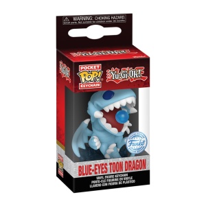 Funko POP! Yu-Gi-Oh!: Blue Eyes Toon Dragon Keychain (Attack)