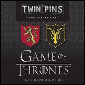Game of Thrones Twin Pins - Lannister and Greyjoy Sigils