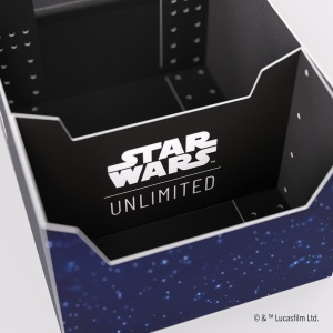 Gamegenic - Star Wars: Unlimited Twin Sun Soft Crate - Card Back Blue - Img 5