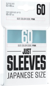 Just Sleeves: Japanese Size (Clear) (62x88mm)
