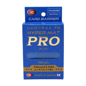KMC Standard Sleeves: Hyper MAT Pro Blue (100 pieces)