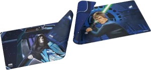 Star Wars: Unlimited: Ashes of the Empire - Double-Sided Game Mat - Luke Skywalker & Emperor Palpatine