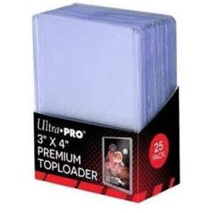 Ultra PRO: Premium Toploaders: 3" X 4" (25 pack)