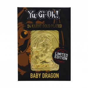 Yu-Gi-Oh! Limited Edition 24 Karat Gold Plated Card - Baby Dragon