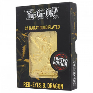 Yu-Gi-Oh! Limited Edition 24 Karat Gold Plated Card - Red Eyes B. Dragon