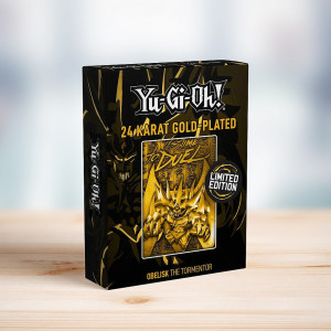 Yu-Gi-Oh! Limited Edition 24K Gold Metal God Card Obelisk the Tormentor