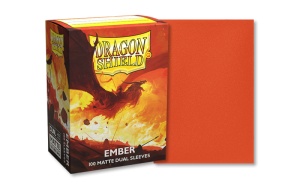 Dragon Shield: Standard Size Matte Dual Sleeves - Ember