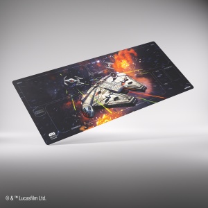 Gamegenic - Star Wars: Unlimited Xtra-Wide Game Mat - Millennium Falcon - Img 1