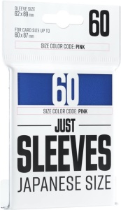 Just Sleeves: Japanese Size (Blue) (62x88mm)