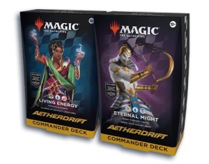 Magic: The Gathering: Aetherdrift Commander Deck Bundle (Living Energy and Eternal Might)