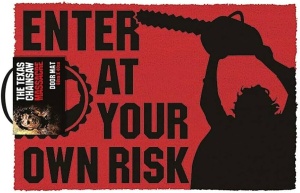 Pyramid Door Mat: Texas Chainsaw Massacre (Enter At Your Own Risk)