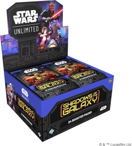 Star Wars: Unlimited Shadows of the Galaxy Booster Display