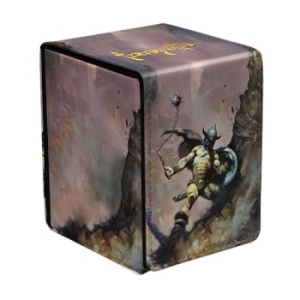 Ultra PRO: Alcove Flip Deck Box - Frank Frazetta - "Warrior with Ball and Chain"