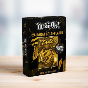 Yu-Gi-Oh! Limited Edition 24K Gold Metal God Card Slifer the Sky Dragon