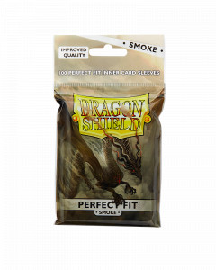 Dragon Shield 100 Perfect Fit Inner Card Sleeves - Smoke