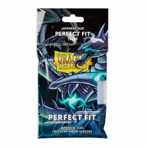 Dragon Shield: Japanese Size - Perfect Fit Inner Sleeves - Clear (59x86mm)