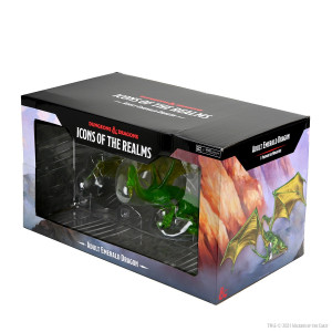 Dungeons & Dragons - Icons of the Realms: Adult Emerald Dragon