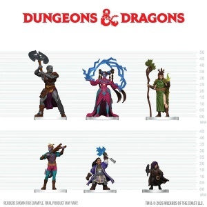 Dungeons & Dragons - Icons of the Realms: Player's Handbook Mini Figures - Spells & Steel Starter Set