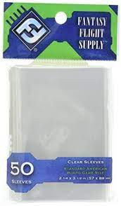 Fantasy Flight Supply Boardgame Sleeves: Standard American (57x89mm)