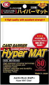 KMC 80 Standard Size Card Barrier Hyper Mat Clear