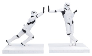 Nemesis Now: Star Wars - Stormtrooper Bookends - Working Hard / Hardly Working (18.5 cm)