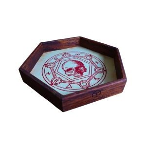 Q-Workshop: Dice Macabre Wooden Dice Tray