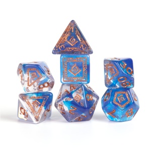 Sirius Dice x Dungeons & Dragons: Adventure Dice - Wizard (Blue) - Img 2